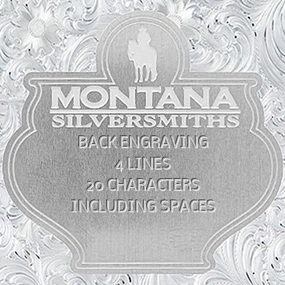 Silver Trim Letter  Montana Silversmiths